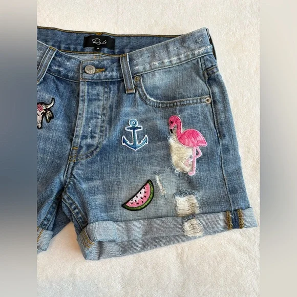 Rails Blue Jean Shorts - Size 25 - Picture 4 of 14